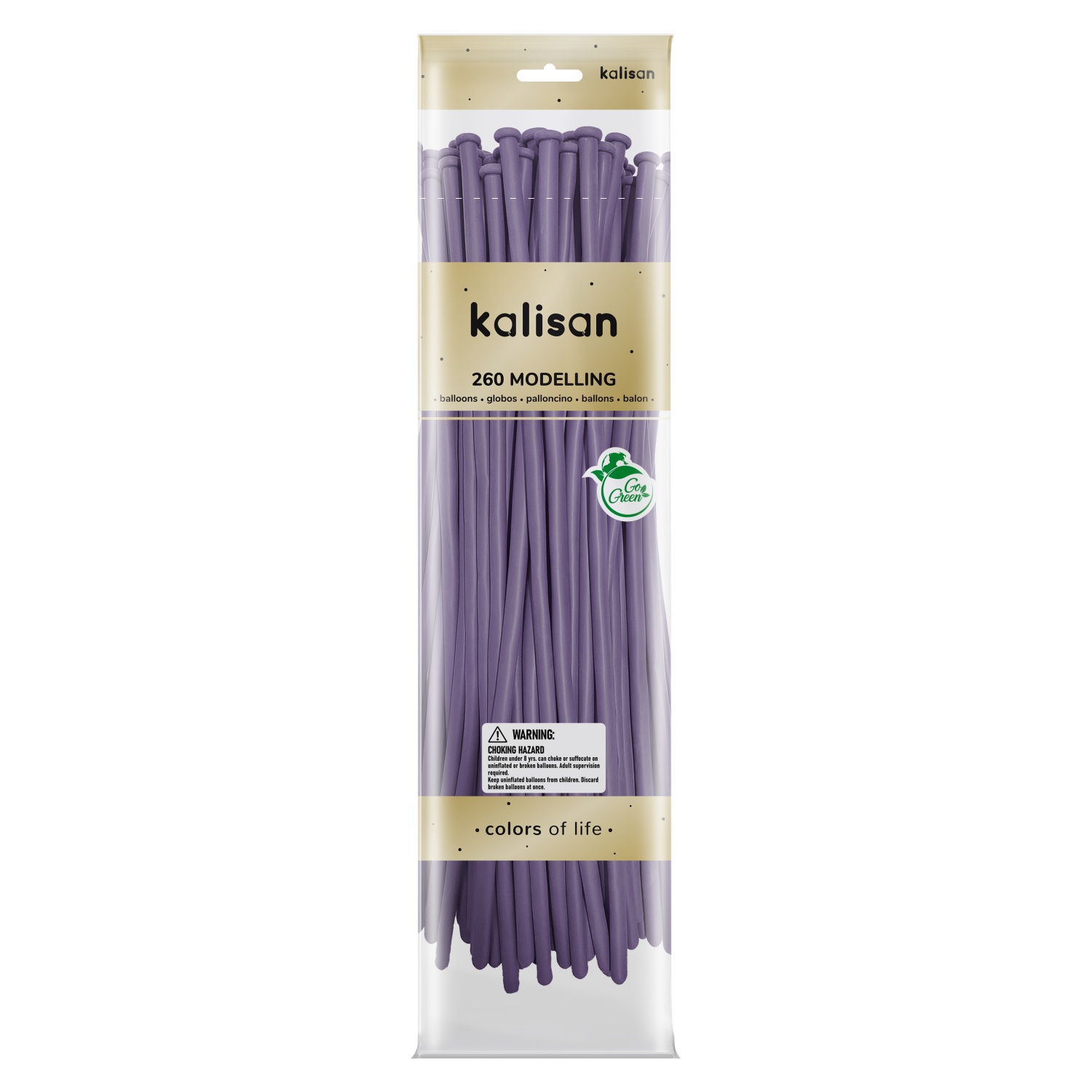 Kalisan Standard Lilac Modelling Balloons