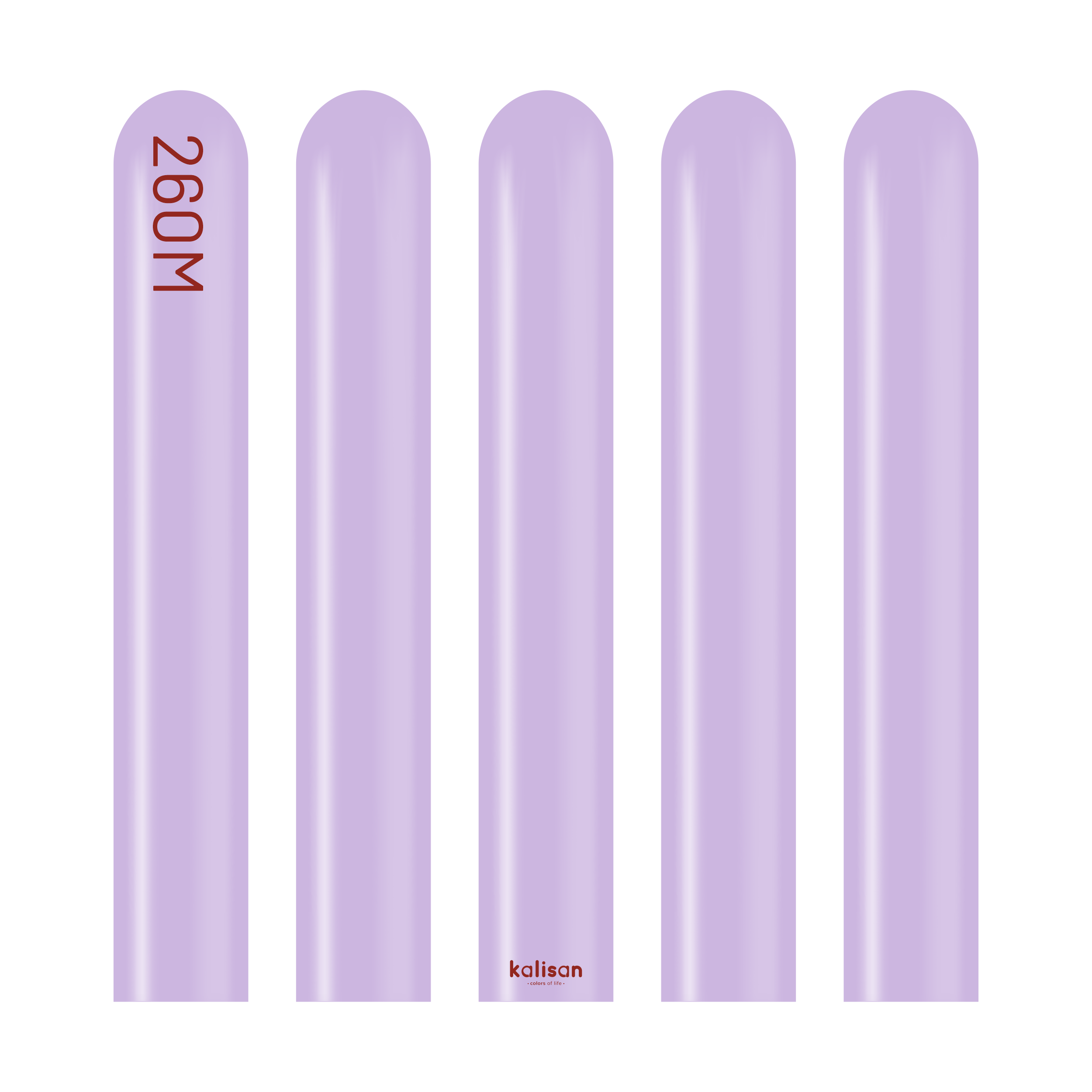 Kalisan Standard Lilac Modelling Balloons
