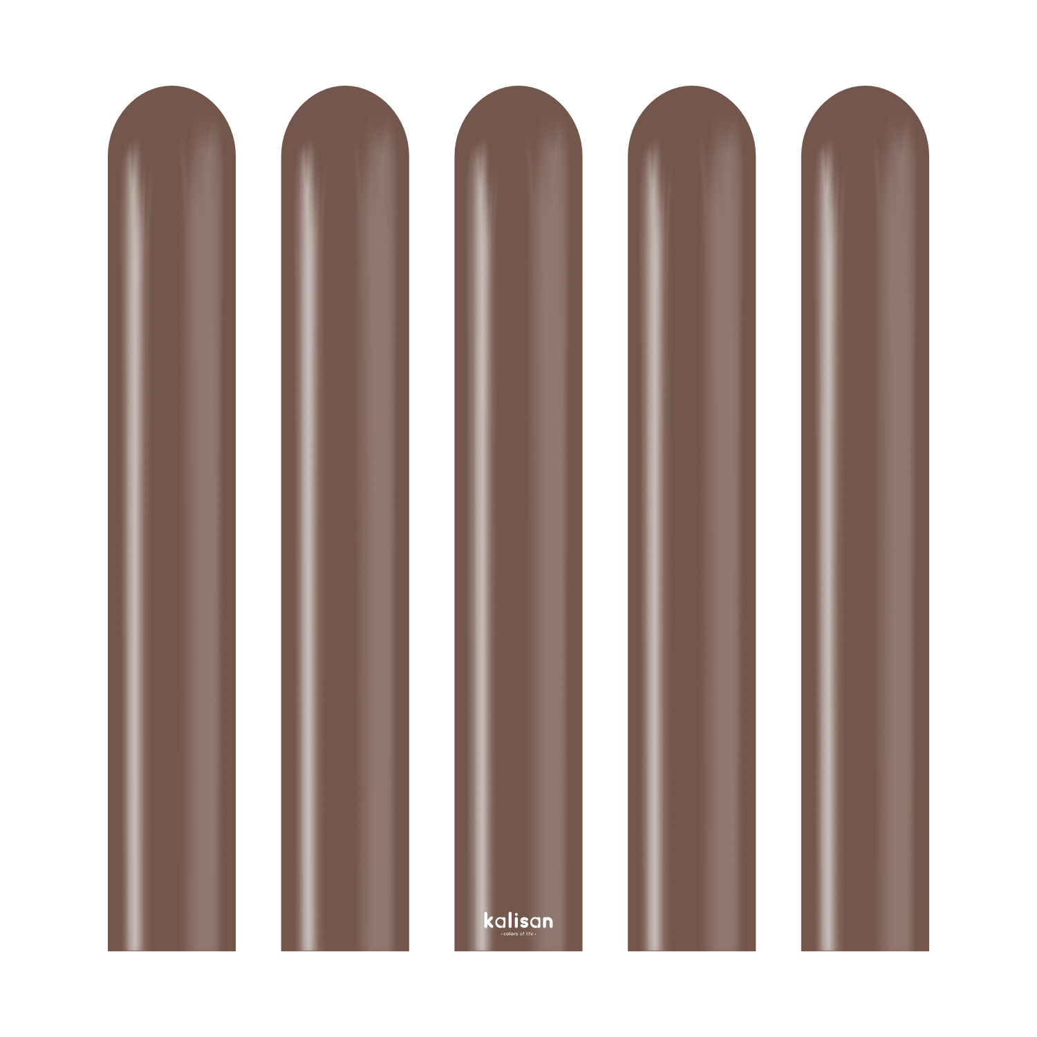 Kalisan Standard Chocolate Brown Modelling Balloons