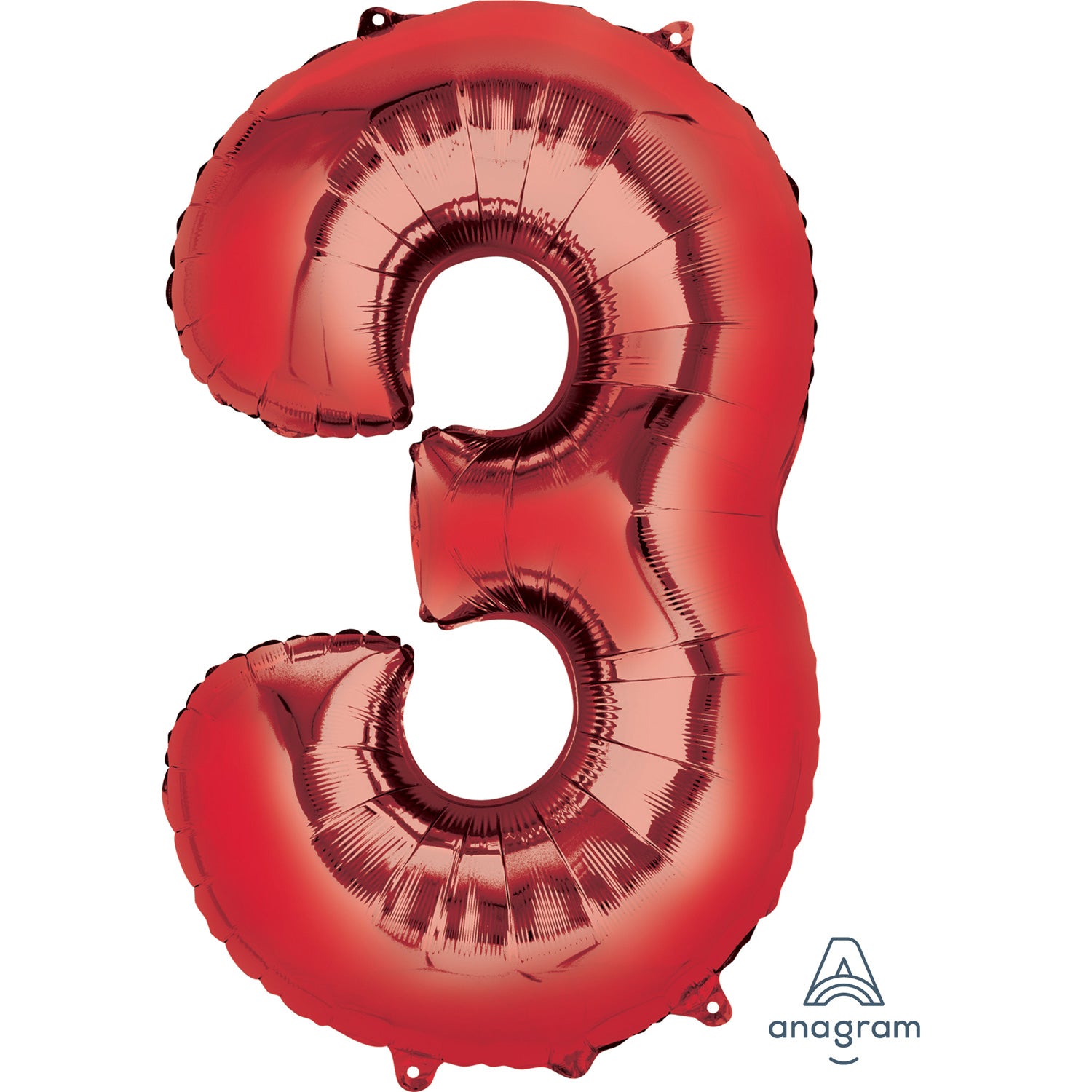 Anagram SuperShape Anagram Red Foil Numbers 0-9