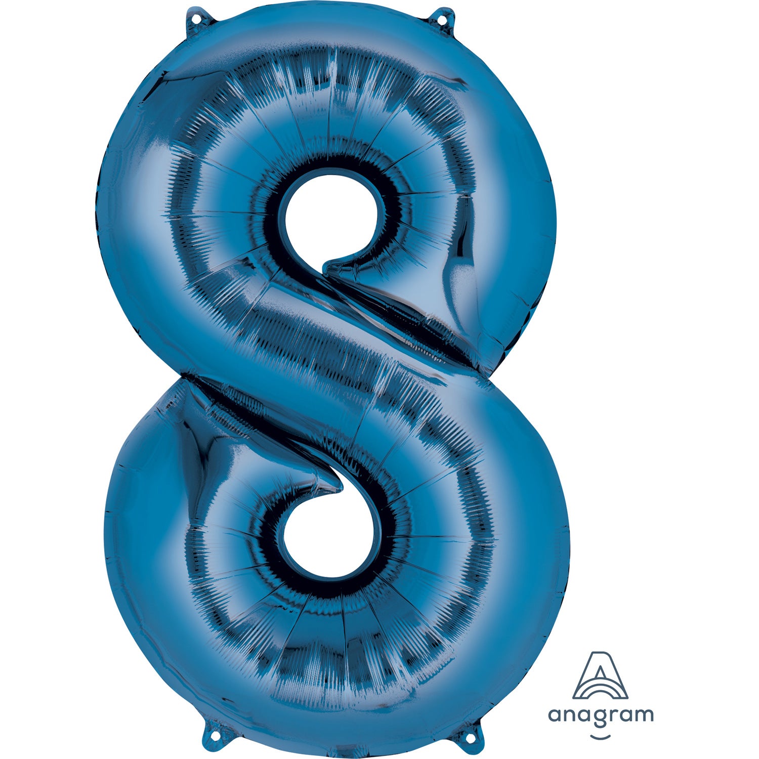 Anagram SuperShape Anagram Blue Foil Numbers 0-9