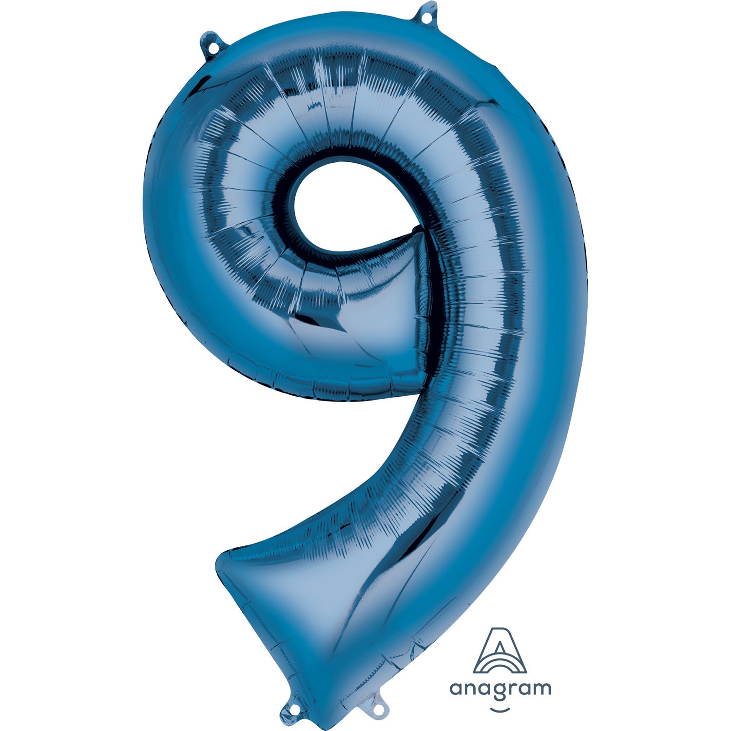 Anagram SuperShape Anagram Blue Foil Numbers 0-9