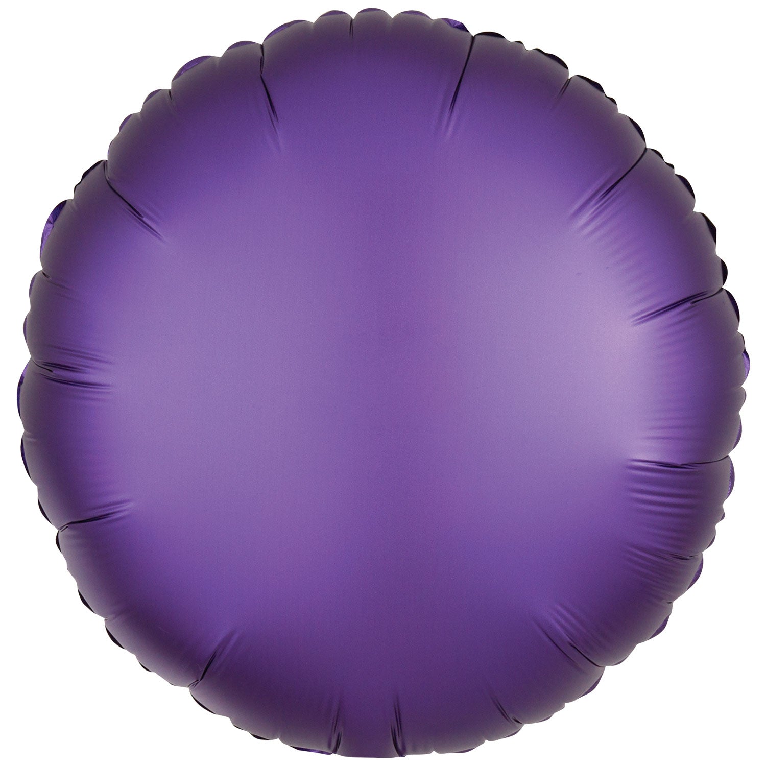 Amscan Silk Lustre Purple Circle Foil