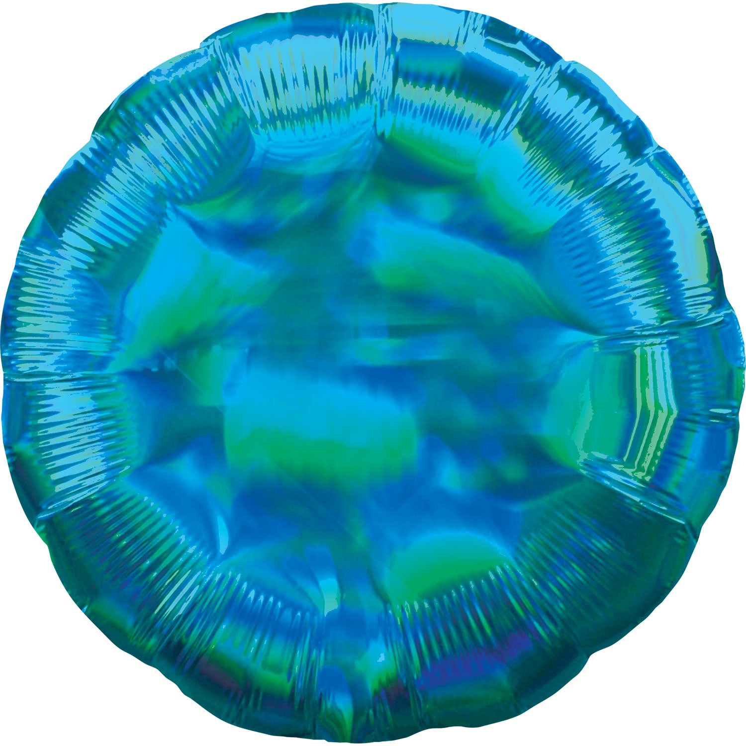 Anagram Cyan Iridescent Circle Standard HX Foil