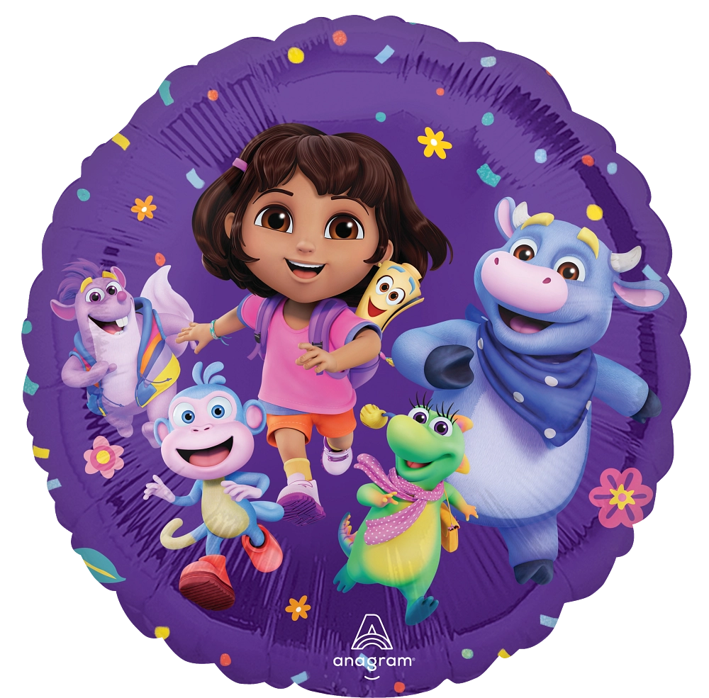 Anagram Dora the Explorer Round Foil Balloon