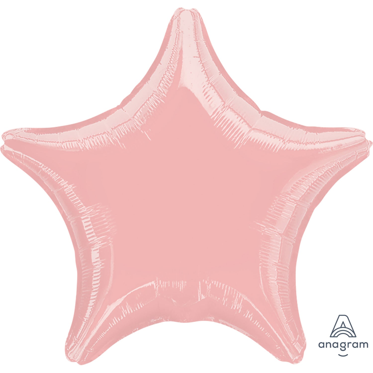 Anagram Metallic Pearl Pastel Pink Star Standard Foil – Pro Balloon Shop