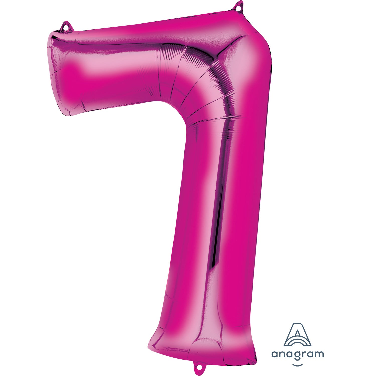 Anagram SuperShape Pink Foil Numbers 7