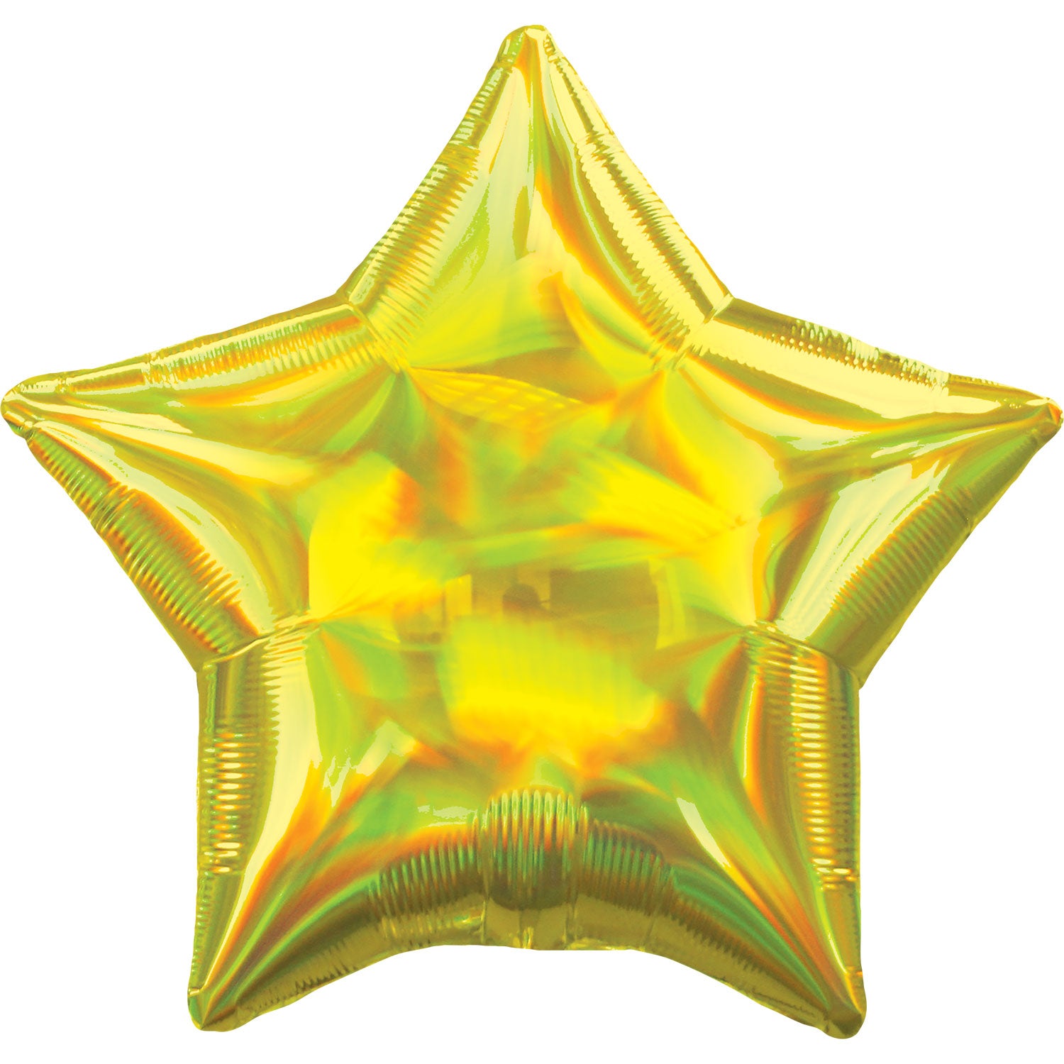 Anagram Yellow Iridescent Star Standard HX Foil