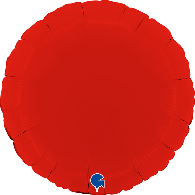 Grabo Matte Red Round Foil