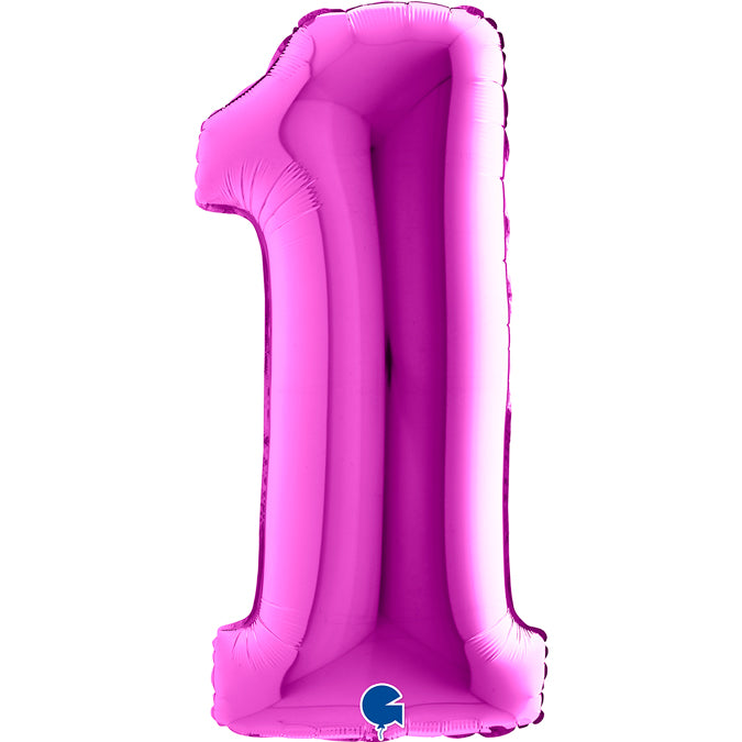 Grabo Purple Foil Numbers 1