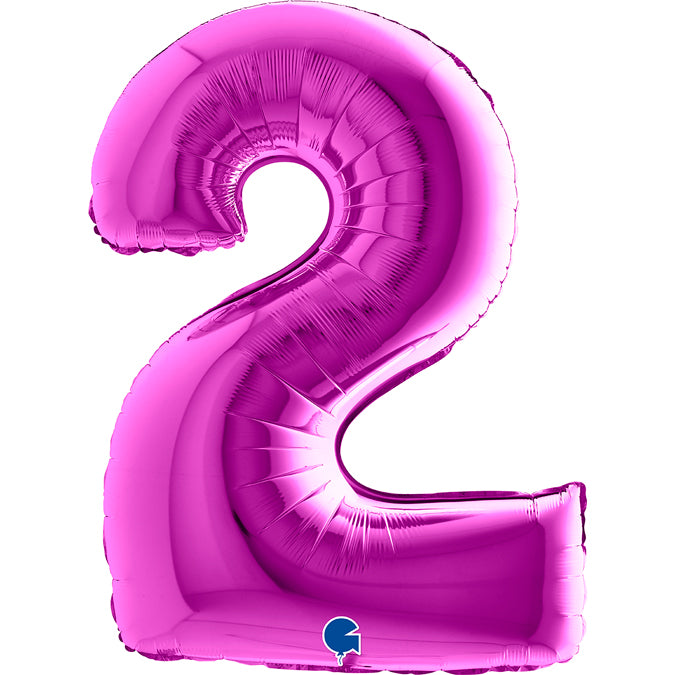 Grabo Purple Foil Numbers 2
