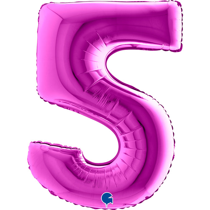 Grabo Purple Foil Numbers 5