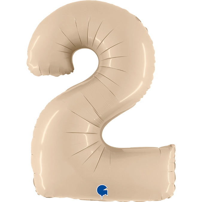 Grabo Satin Cream Foil Numbers 2