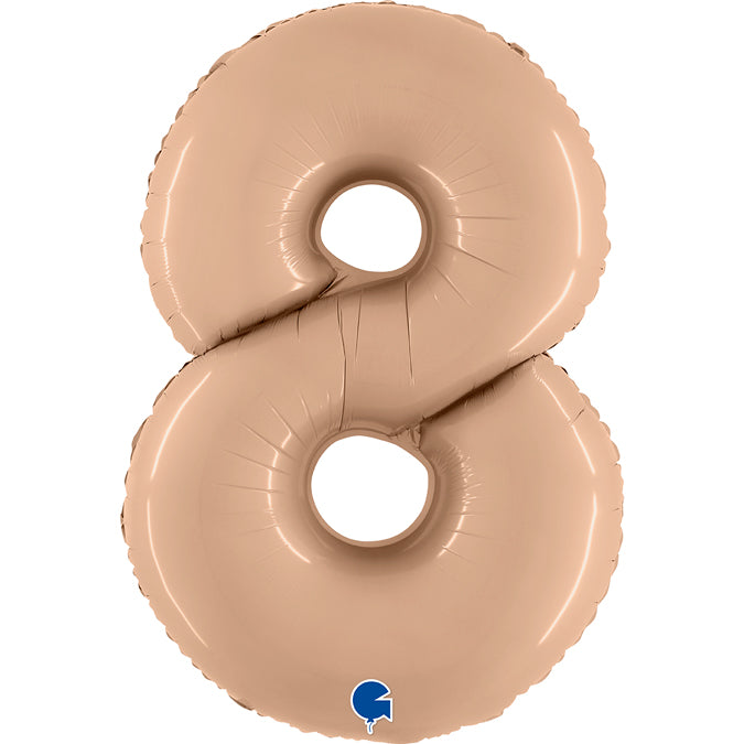 Grabo Satin Nude Foil Numbers 8