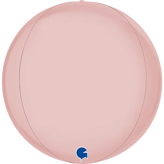 Grabo Satin Pastel Pink Globe Foil