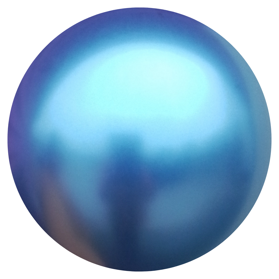 Kalisan Mirror Chrome Blue Modelling Balloons