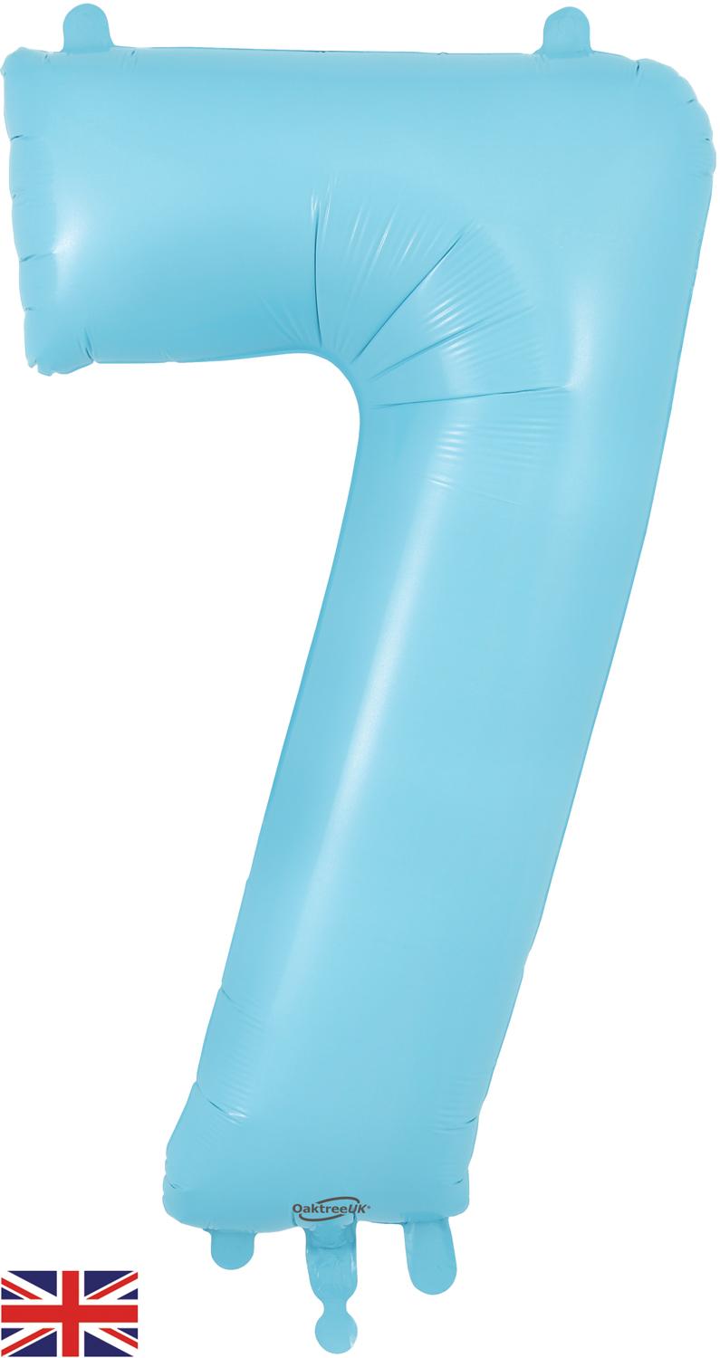 Oaktree Matte Blue Foil Numbers 7
