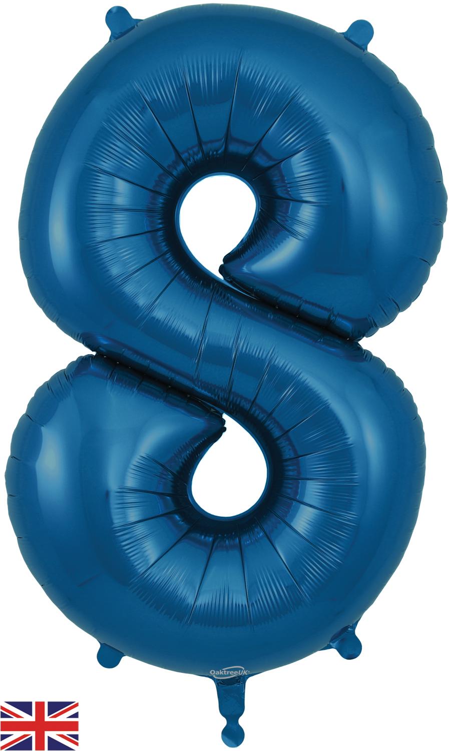 Oaktree_Navy_Foil_Numbers_8