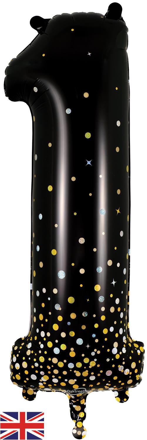 Oaktree Sparkling Fizz Black Gold Foil Numbers 1
