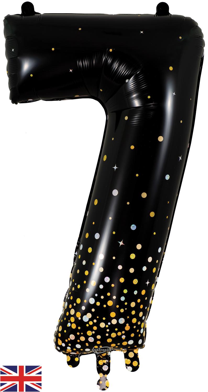 Oaktree Sparkling Fizz Black Gold Foil Numbers 7