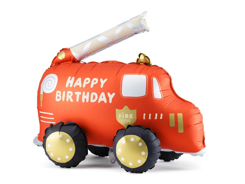 Party Deco Fire Truck Foil
