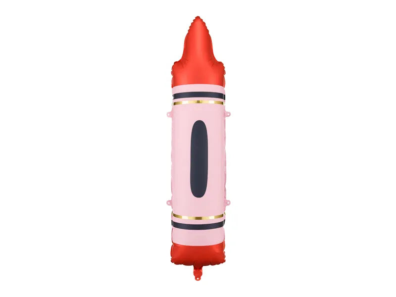 Party Deco Red Crayon Foil