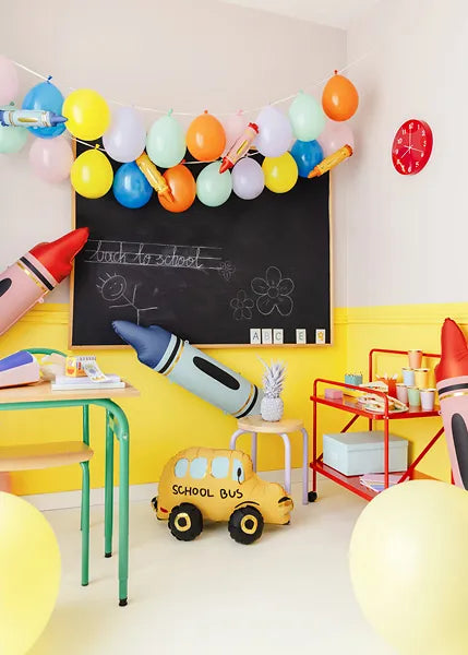 Party Deco School Bus Foil Balloon_2