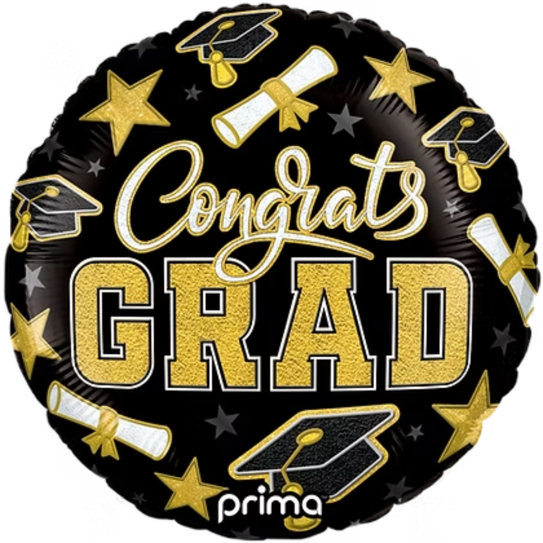Prima Congrats Grad Patches Round