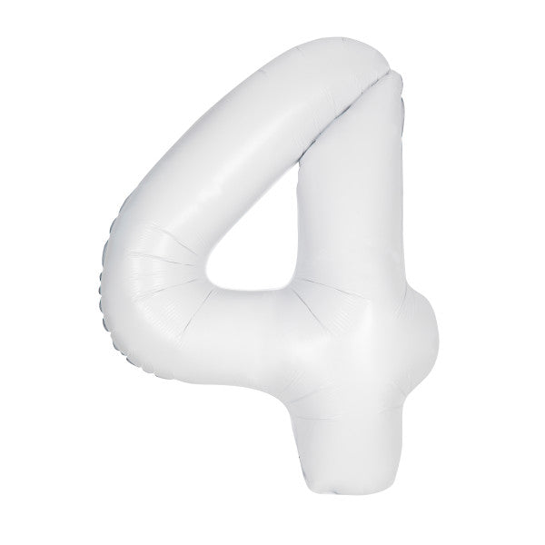 Unique_Matte_White_Number_4
