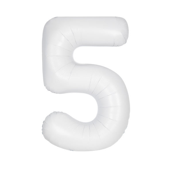 Unique_Matte_White_Number_5