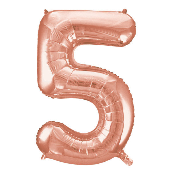 Unique_Rose_Gold_Number_5