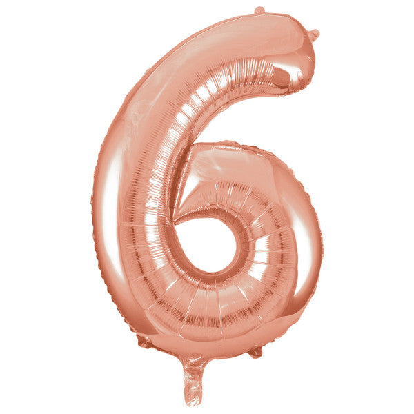 Unique_Rose_Gold_Number_6