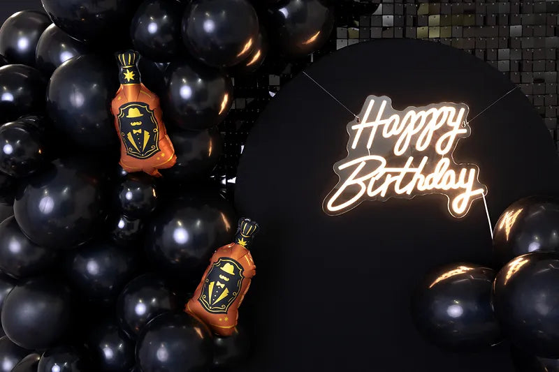 Party Deco Whiskey Bottle Foil Balloon