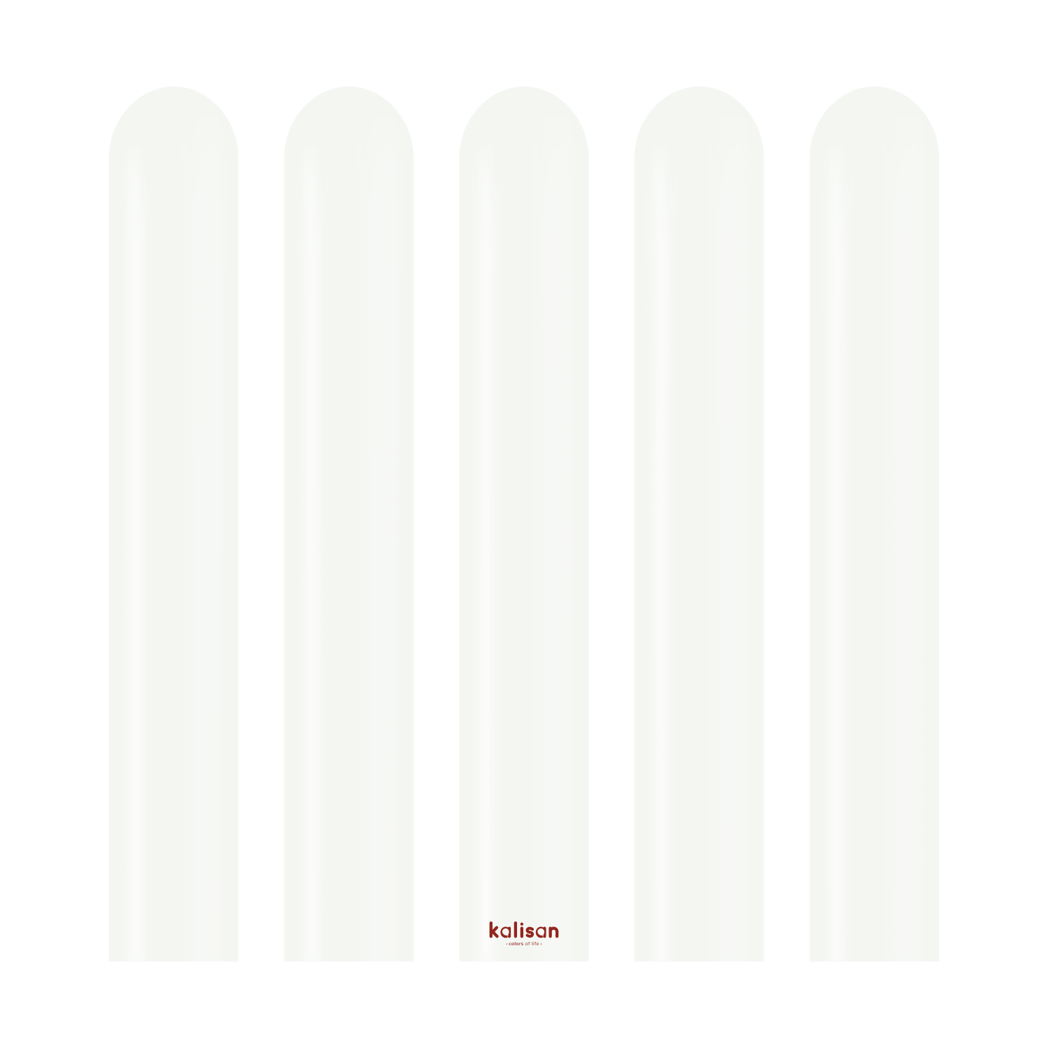 Kalisan Standard White Modelling Balloons