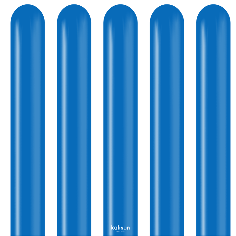 Kalisan Standard Dark Blue Modelling Balloons