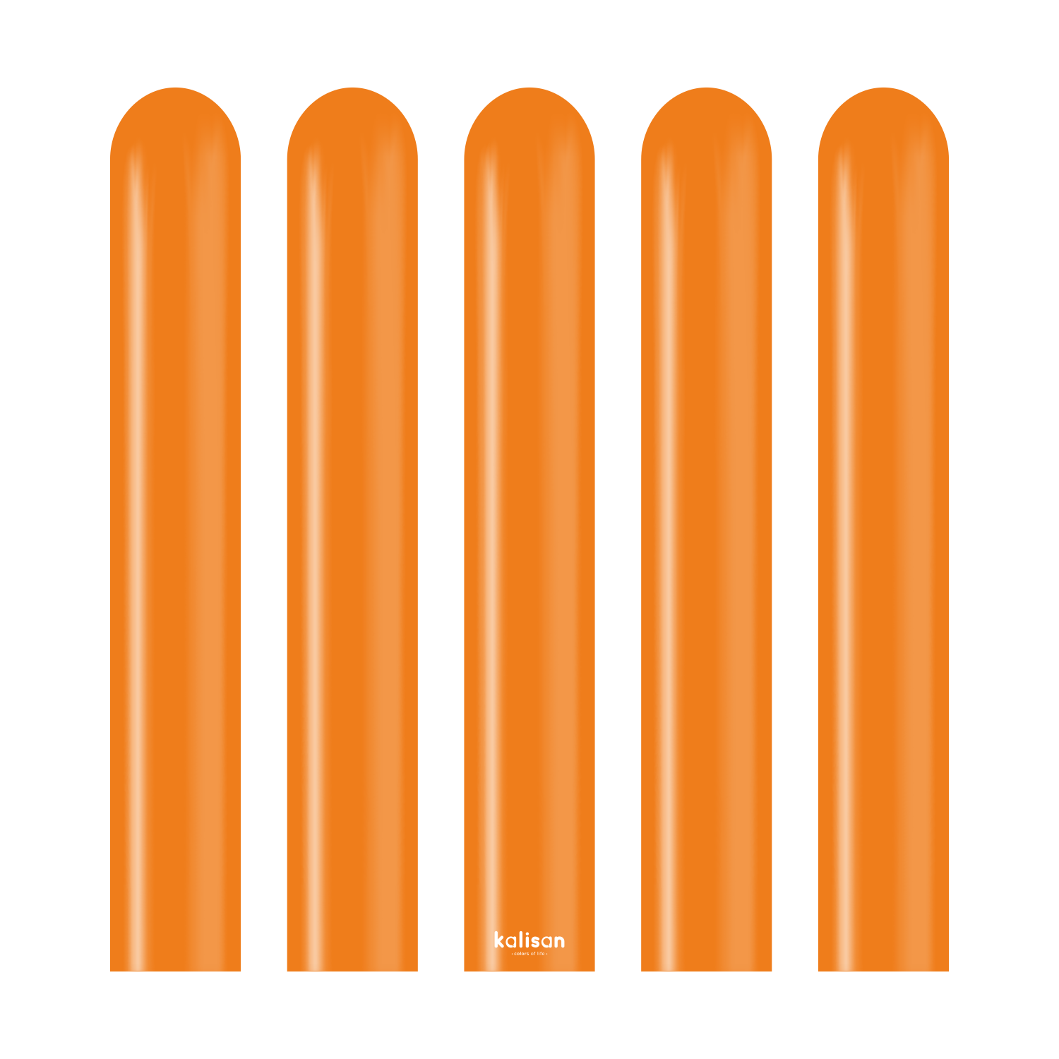 Kalisan Standard Orange Modelling Balloons