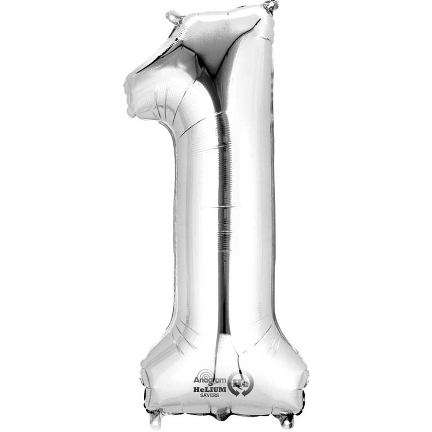 Anagram Minishape Anagram Silver Foil Numbers 0-9