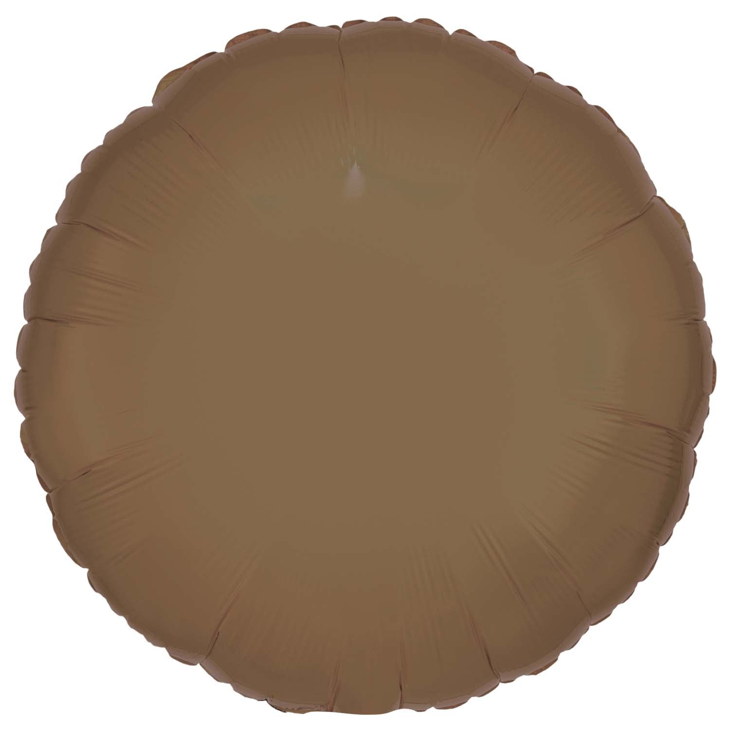 Amscan Silk Lustre Truffle Circle Standard Foil