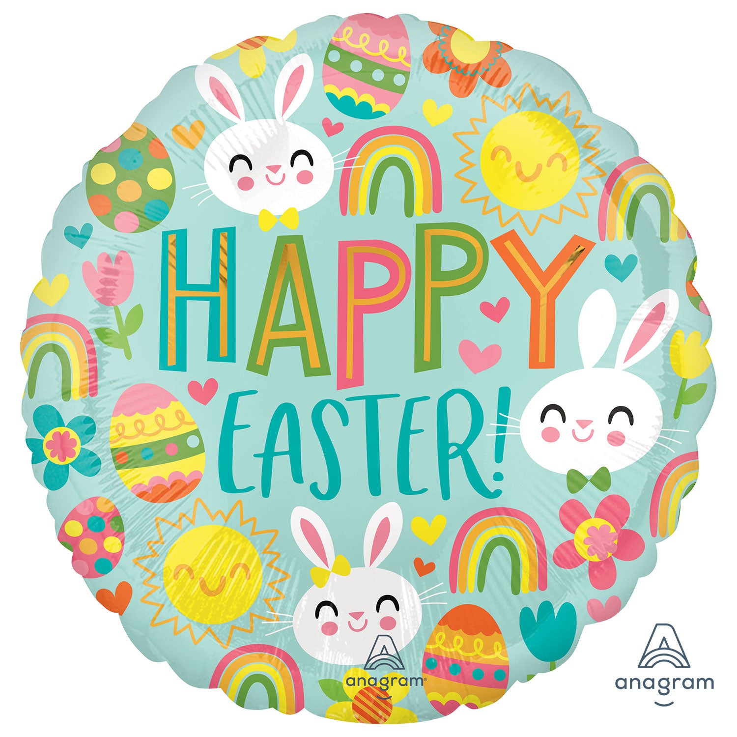 Anagram Happy Easter Icons Foil
