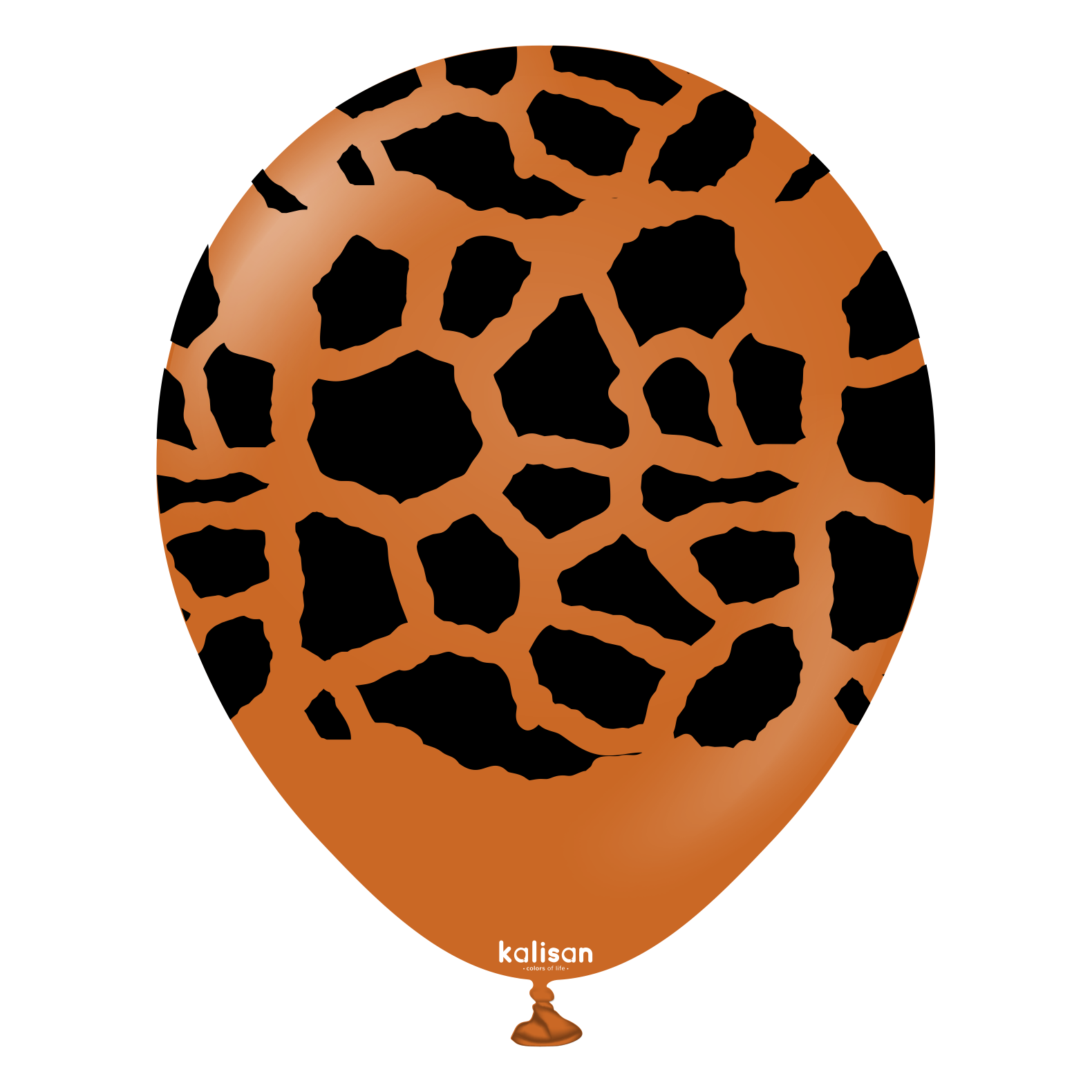 Kalisan Safari Giraffe - Retro Rust Orange