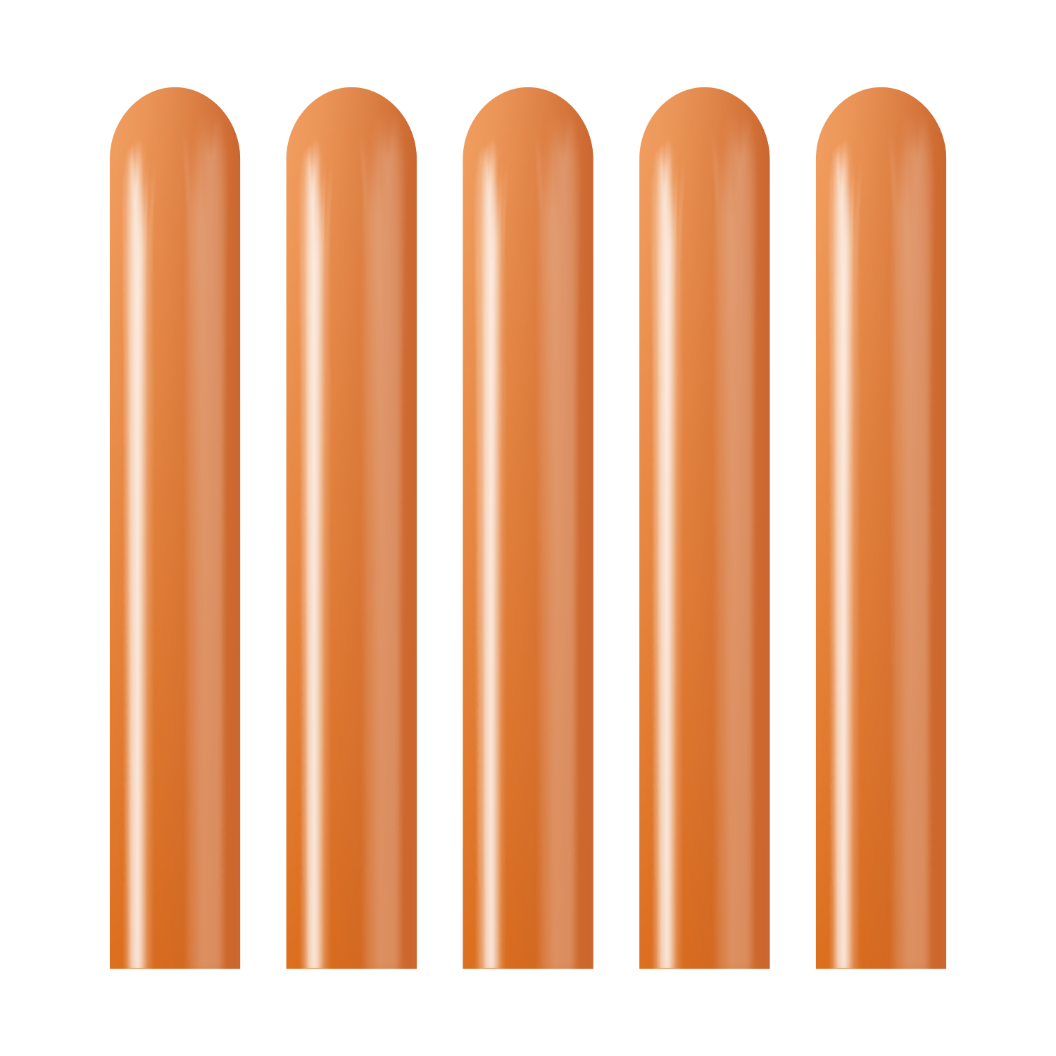 Kalisan Mirror Chrome Copper Modelling Balloons