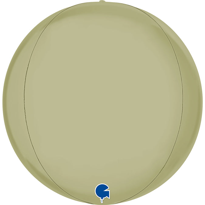 Grabo Satin Olive Green Globe Foil