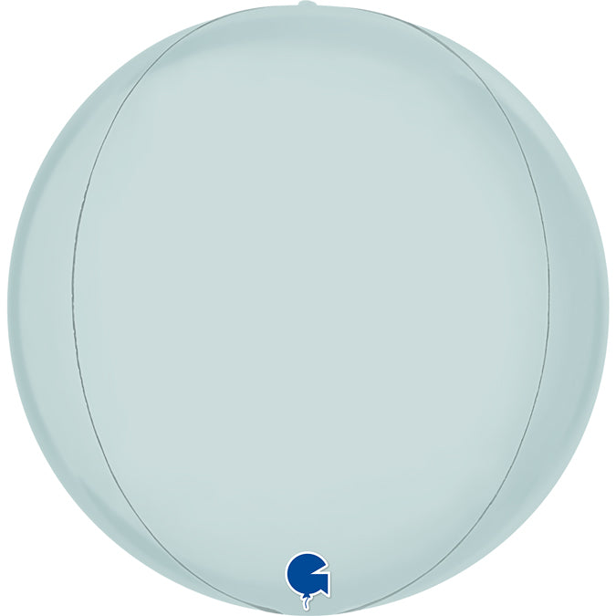 Grabo Satin Pastel Blue Globe Foil