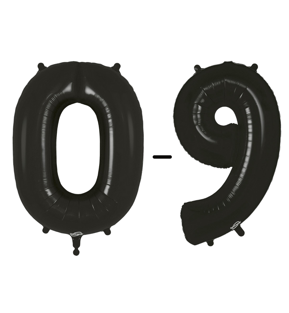 Oaktree Black Foil Numbers 0-9