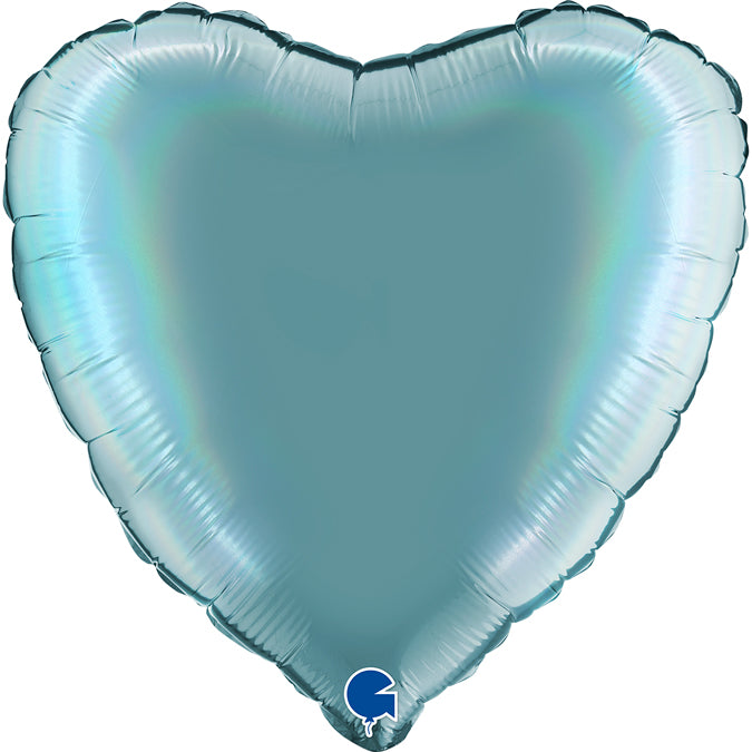 Grabo Holographic Platinum Tenerife Sea Heart Foil