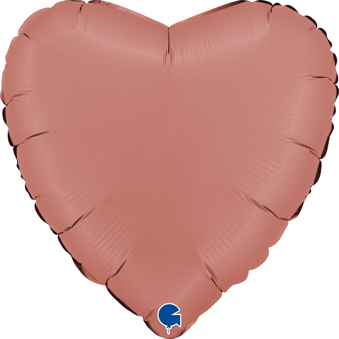 Grabo Satin Rose Gold Heart Foil