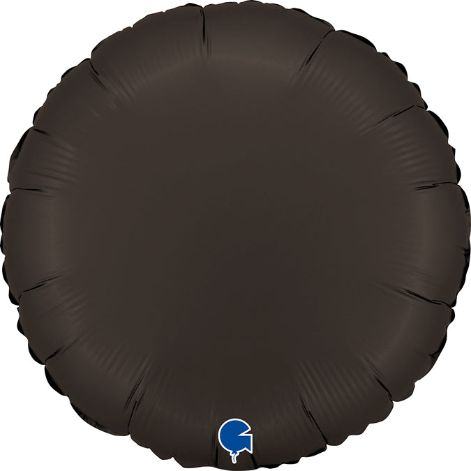 Grabo Satin Fumé Black Round Foil