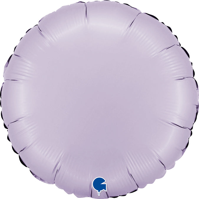 Grabo Satin Lilac Round Foil