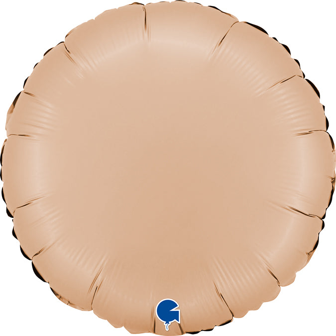 Grabo Satin Nude Round Foil