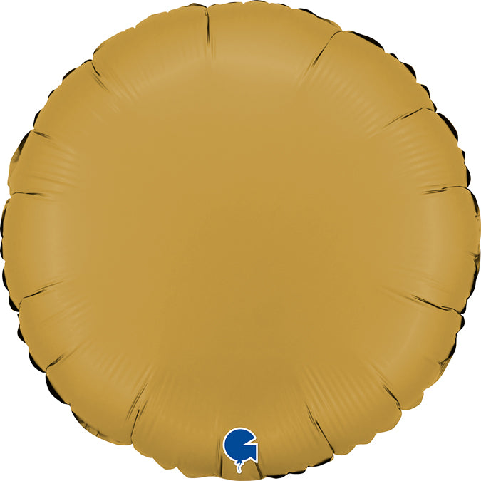 Grabo Satin Gold Round Foil